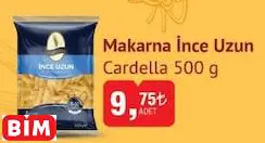 CARDELLA MAKARNA İNCE UZUN 500 G